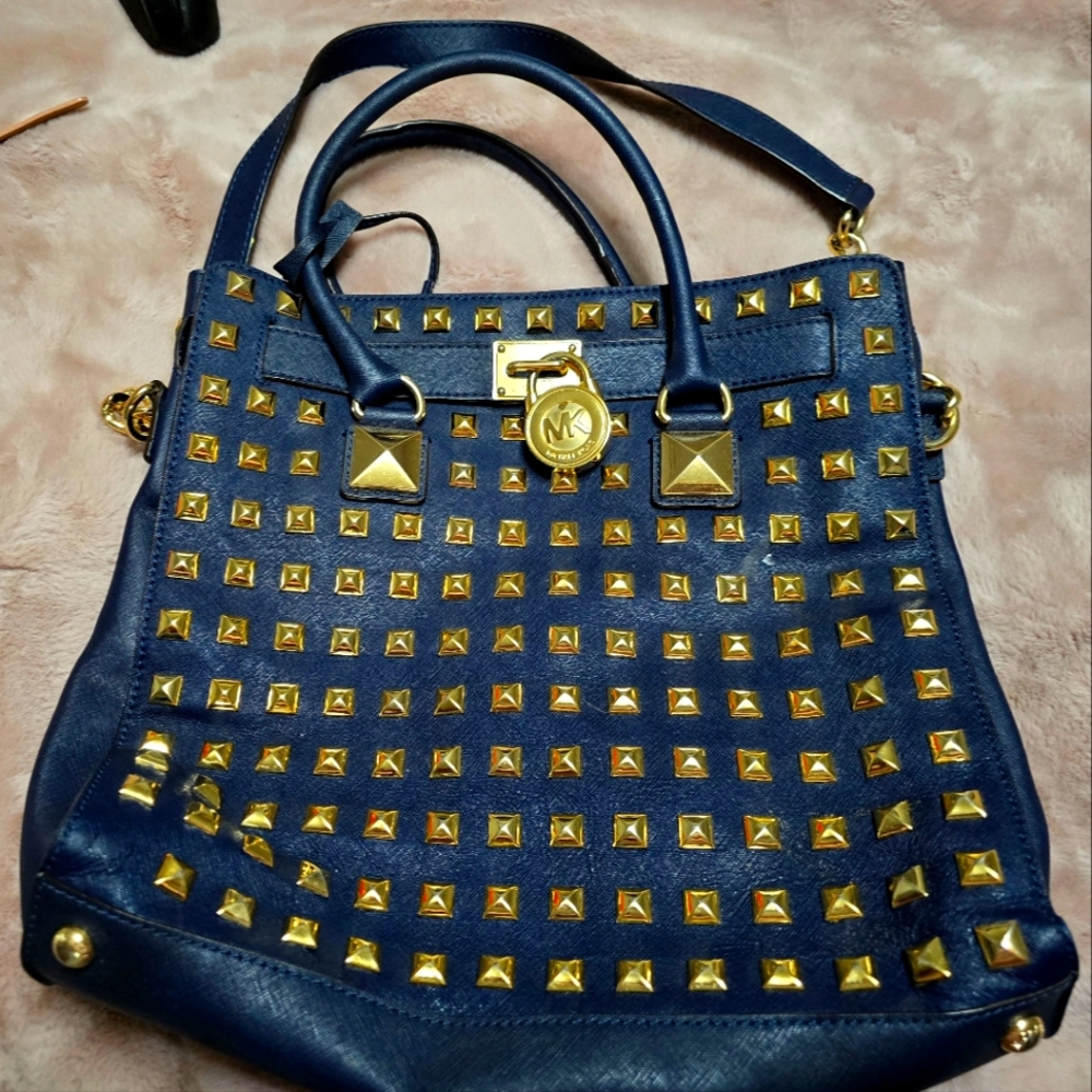 Michael Kors Large Studded Hamilton Bag
